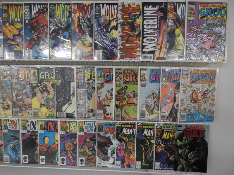 Huge Lot 120+ Comics W/ G. I. Joe, Wolverine, Hulk, Gambit+ Avg VF- Condition!!