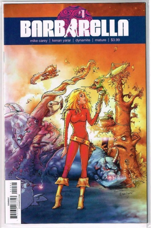 BARBARELLA #1 F, VF/NM, Kenan Yarar, 2017, Sci-fi, more Good Girl in store