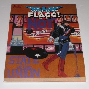 American Flagg State of the Union Graphic Novel NM Comic Book H. Chaykin 1 Print