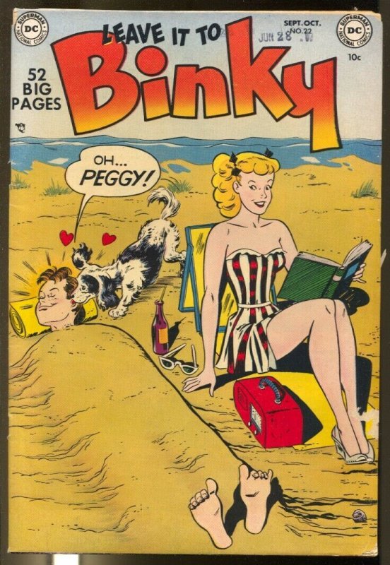 Leave It To Binky #22 1951-DC-swimsuit cover-teen humor-VG+