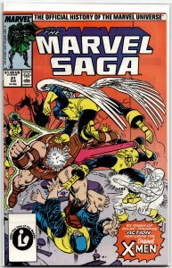 The Marvel Saga The Official History of the Marvel Universe #21 (1987) X-Men