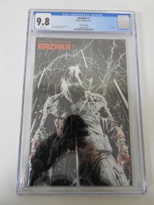 BRZRKR #1 Second Print Foil Cover CGC 9.8!