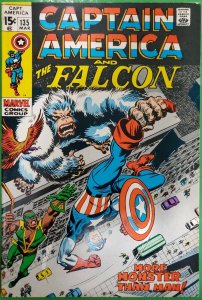 Captain America & The Falcon #135 Stan Lee Gene Colan 1971 Marvel VF/NM