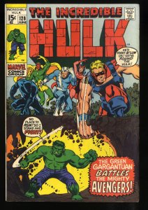 Incredible Hulk #128 VG+ 4.5