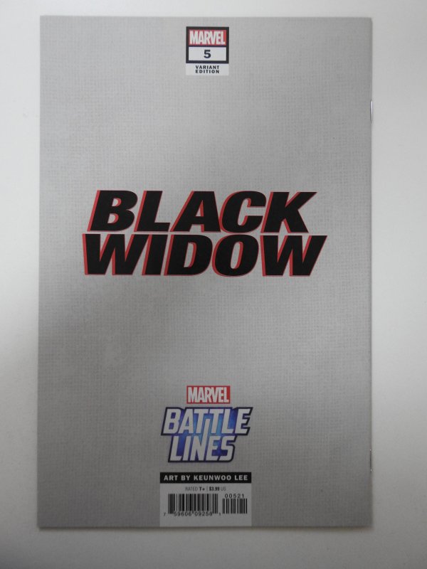 Black Widow #5 Keunwoo Lee 'Battle Lines' Variant (2019) NM Condition!