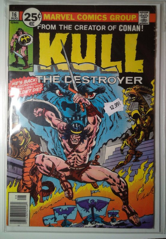 Kull the Destroyer #16 (1976) Marvel 6.5 FN+ Comic Book