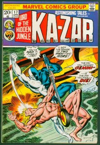 Astonishing Tales 17 FN/VF 7.0 Ka-Zar Marvel 1973