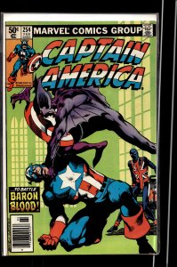 Captain America #254 (1981) Captain America [Key Issue]