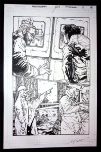 Pandemica #2 pg 14 Original Art Alex Sanchez bestselling author Jonathan Maberry