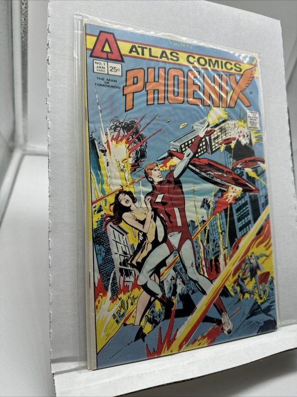 PHOENIX: MAN OF TOMORROW #1 1ST ISSUE! BRONZE AGE ATLAS COMICS 1975NO RESERVE!