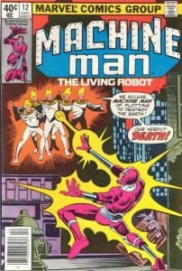 Machine Man #12 (Newsstand) VG ; Marvel | low grade comic Steve Ditko