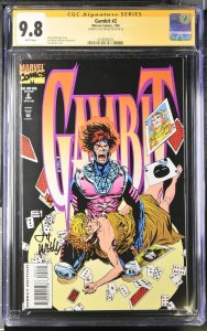 Gambit (1994) # 2 (CGC 9.8 SS) Signed Lee Weeks * Marvel Comics * Howard Mackie