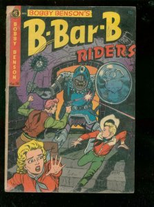 BOBBY BENSON'S B-BAR-B RIDERS #18 1953-HORROR ISSUE     G-