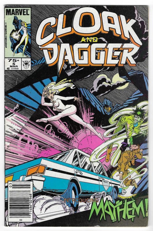 Cloak and Dagger #5 Newsstand Edition (1986)