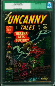 UNCANNY TALES #12-CGC 9.0-White Mountain Pedigree-Atlas Horror 0006749018