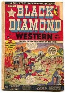 Black Diamond Western #17 1949- Wolverton art G+