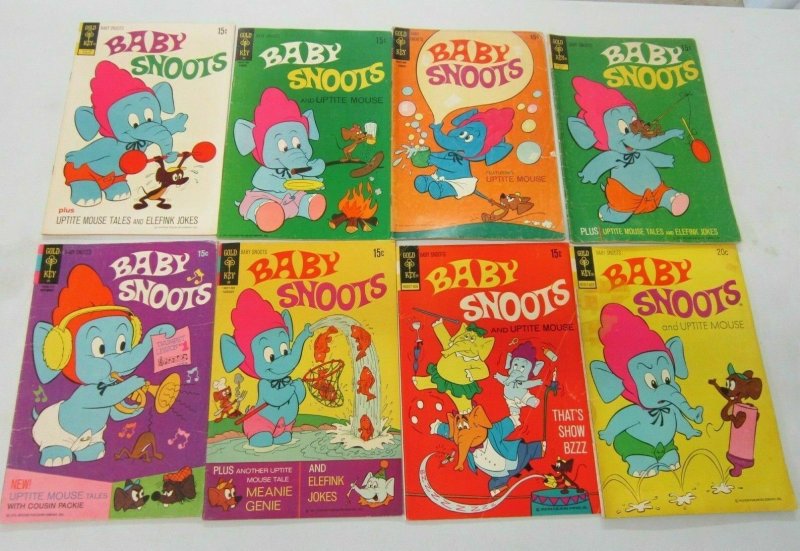 Baby Snoots comic lot Golden Key 14 different books (Silver + Bronze Ages) 