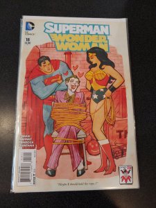 SUPERMAN WONDER WOMAN #18! JOKER 75TH ANNIVERSARY COVER! VF - NM! NEW 52!