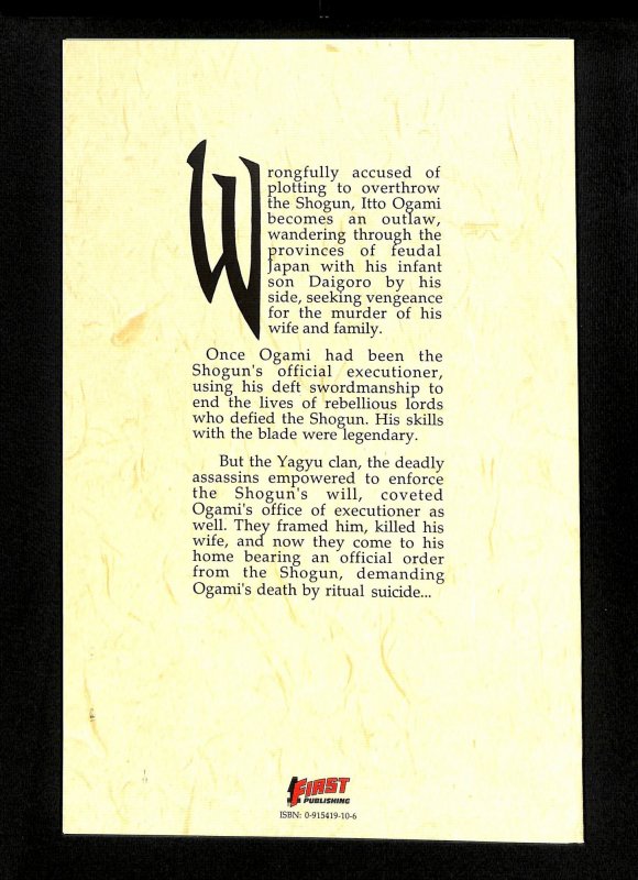 Lone Wolf and Cub #1