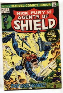 Shield Comics #1 1973- Steranko cover- Marvel Bronze Age FN