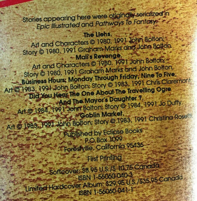 JOHN BOLTON BACK DOWN THE LINE HARDCOVER GRAPHIC NOVEL