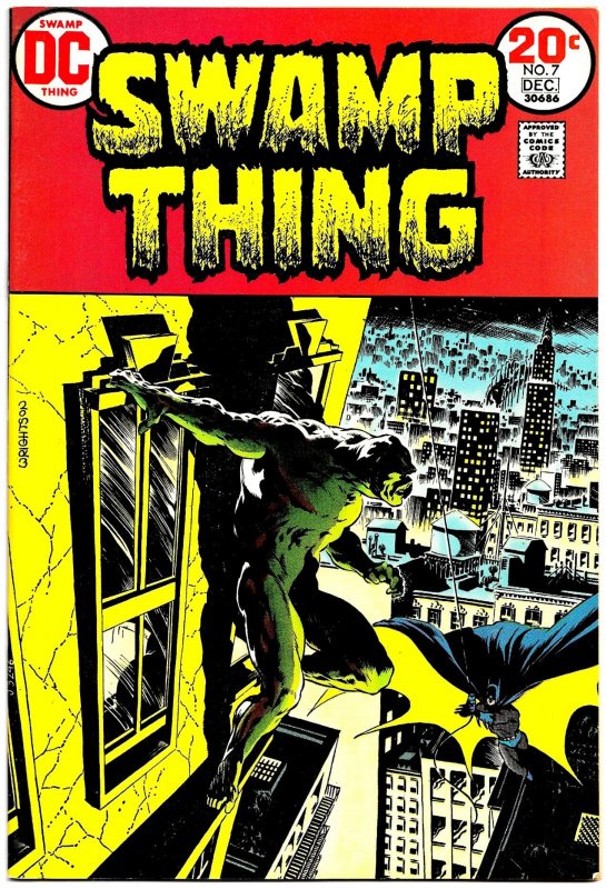 SWAMP THING #7 (Nov/Dec1973) 8.0 VF  Wein & Wrightson! Guest-Starring BATMAN!