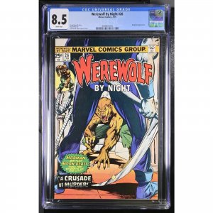 Werewolf By Night #26 CGC 8.5 Hangman Appearance