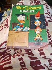 Walt Disney's Comics and Stories #150 Dell Comics 1953 Barks Classic Dunce Cover