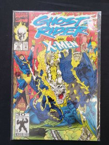 GHOST RIDER 3PC (VF) X-MEN, BLOOD FEUD!, BITING THE HAND THAT FEEDS YOU 1992