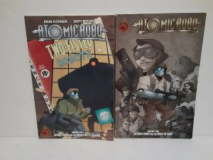 ATOMIC ROBO VOLUME 2 AND 5 GRAPHIC NOVELS - FREE SHIPPING