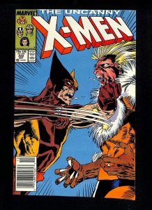 Uncanny X-Men #222 Wolverine vs Sabertooth!
