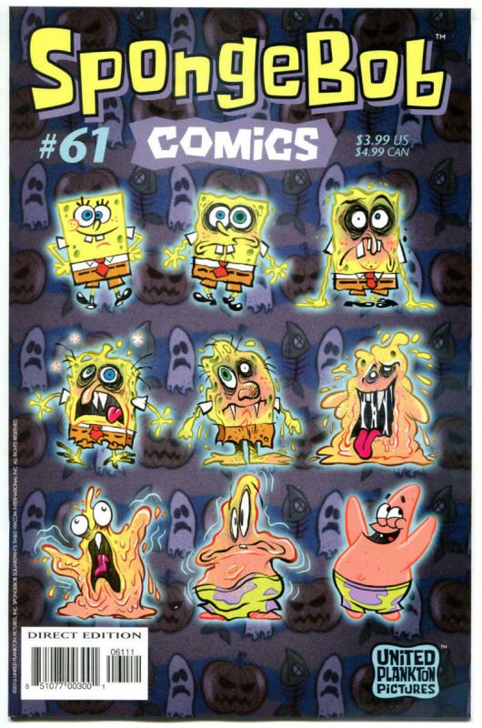 SPONGEBOB #61, NM, Square pants, Bongo, Cartoon comic, 2011, more in store