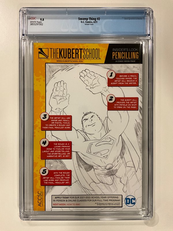 The Swamp Thing #2 Variant Cover (2021) CGC 9.8