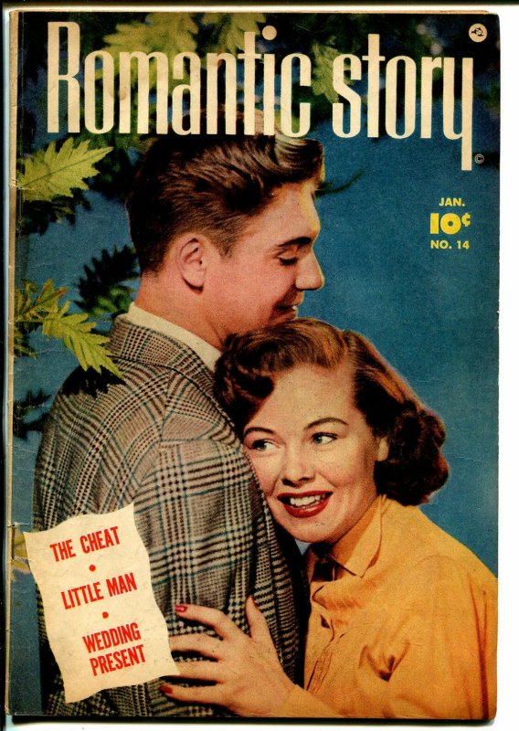 Romantic Story #14 1952-Fawcett-photo cover-emotional romantic stories-VG