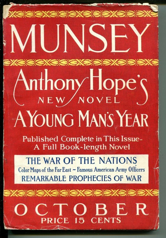 Munsey 10/1914-pulp forerunner-historic photos & ads-VG