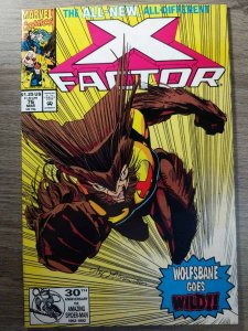 X-Factor #76 Wolfsbane Goes Wild Marvel Comics C53A