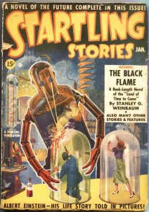 STARTLING STORIES PULP-#1-1939-ALBERT EINSTEIN-EANDO BINDER-OTIS A KLINE