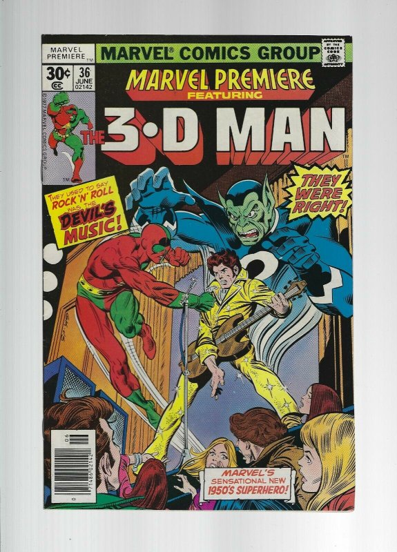 Marvel Premiere #36 3-D Man 