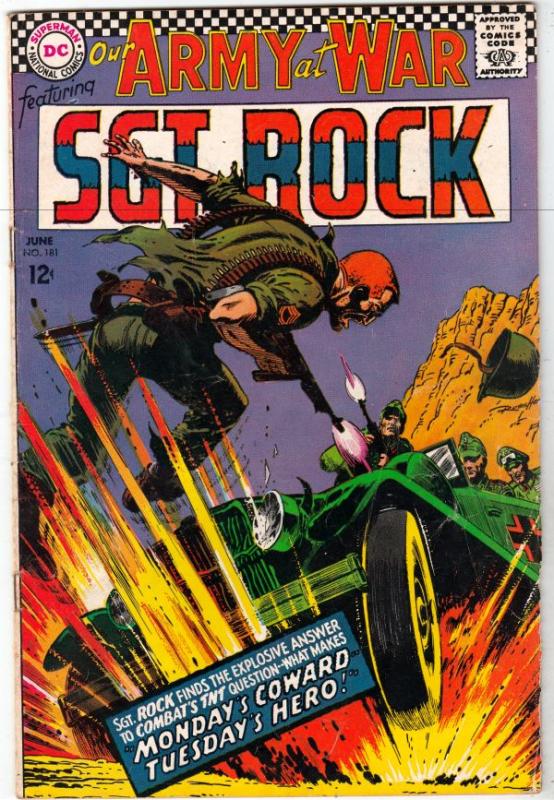 Our Army at War #181 (Jun-67) FN+ Mid-High-Grade Easy Company, Sgt Rock