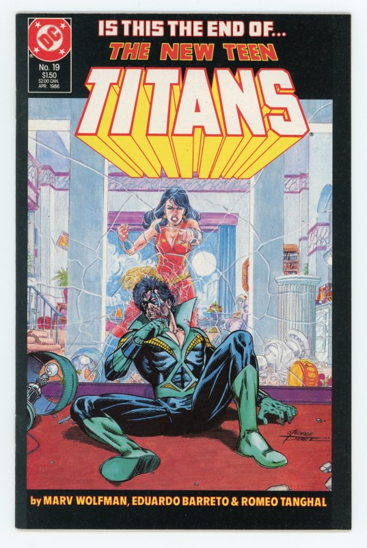 New Teen Titans #19 (1984 v2) Marv Wolfman George Pérez Cover VF+