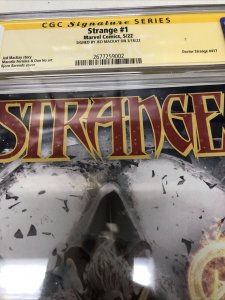 Strange (2022) #1 (CGC 9.8 SS) Signed Jed Mackay • Marvel Comics •Doctor Strange