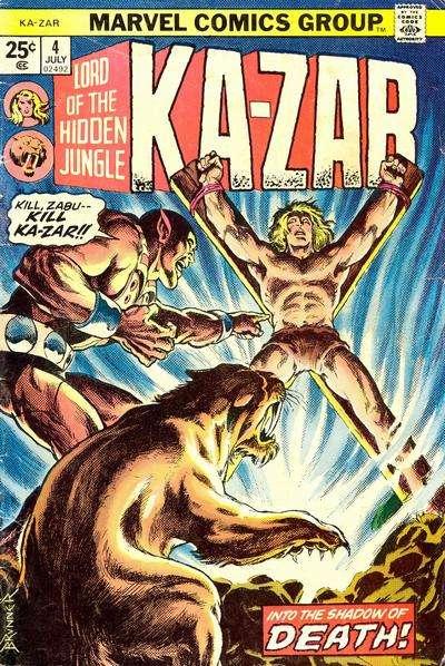 Ka-Zar (1974 series) #4, VF- (Stock photo)