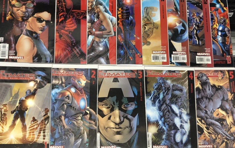 The Ultimates (2004) Complete Set Issues # 1-13 Marvel Comics • Mark Millar