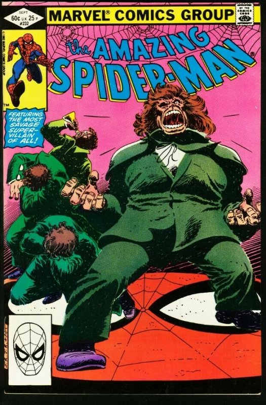 AMAZING SPIDER-MAN #232-1982-MARVEL-very fine VF