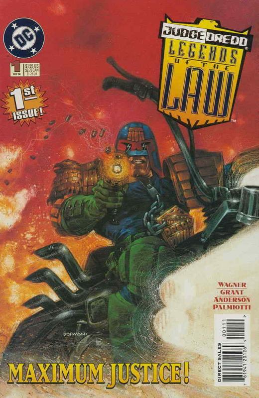 Judge Dredd: Legends of the Law #1 VF/NM; DC | save on shipping - details inside