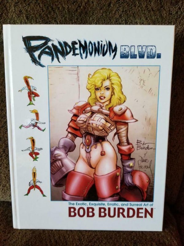 PANDEMONIUM BLVD, NM Signed with Art by Bob Burden Flaming Carrot Hardcover 2014