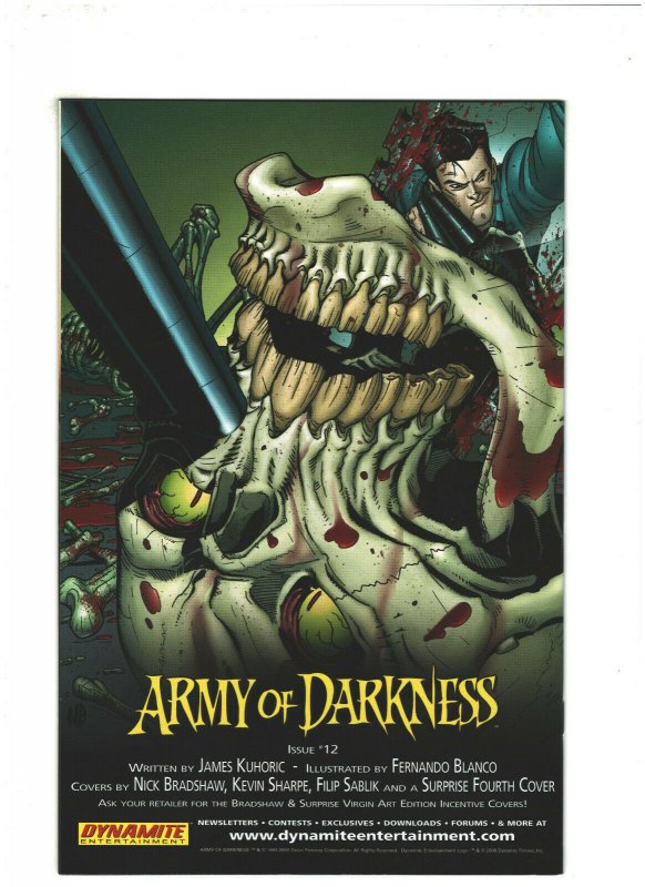 Army of Darkness #11 VF/NM 9.0 Dynamite Comics 2006 Cover D