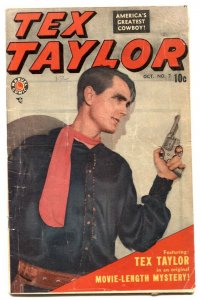 Tex Taylor #7 1949- Alamo- Trapped In Times Lost Land G+