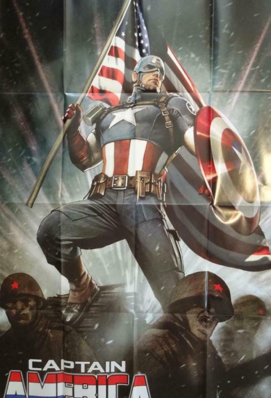 CAPTAIN AMERICA Promo Poster, 24 x 36, 2013, MARVEL Unused more in our store 290