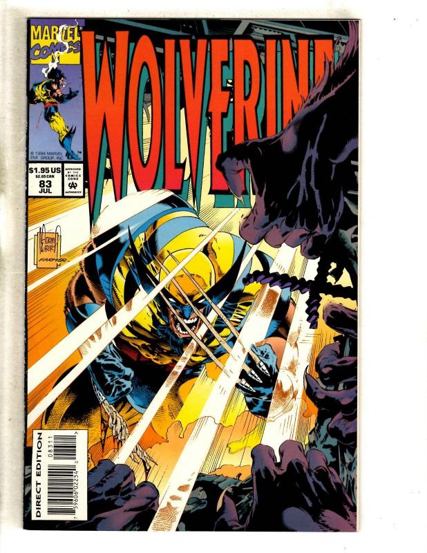 Lot Of 10 Wolverine Marvel Comic Books # 82 83 84 85 86 87 88 89 90 91 DB7